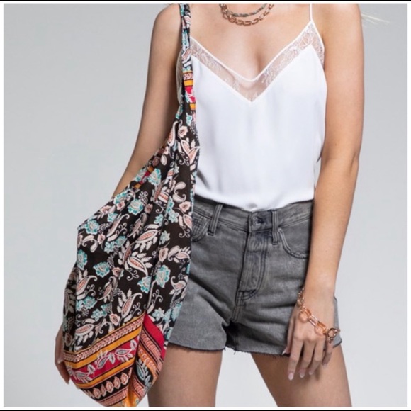 NWT- Handcrafted Slouchy Boho Bag “1968” - Picture 6 of 7